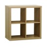 IKEA Kallax Bookshelf White Stained Oak Effect Ref 60324520