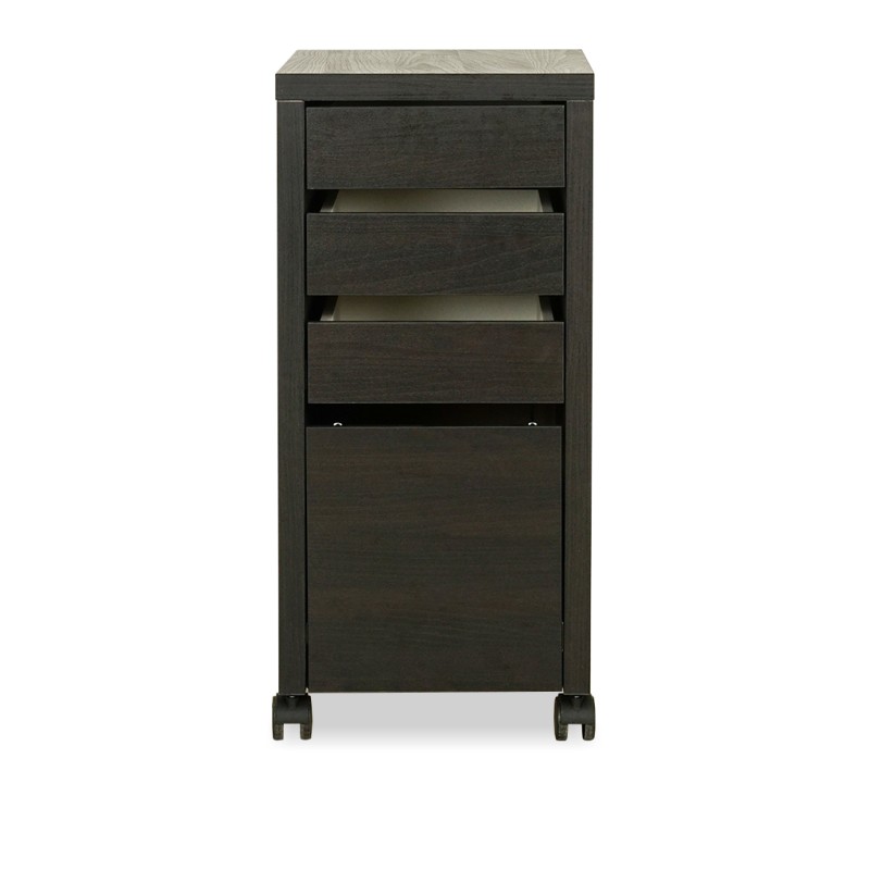 IKEA Micke Drawer Unit With Drop-File Storage Black-Brown Ref 40244751