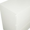 IKEA Malm Chest Of 3 Drawers High Gloss White Ref 70424053