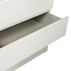 IKEA Malm Chest Of 3 Drawers High Gloss White Ref 70424053