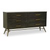 Andretti Dressing Table Pine Mat Brown