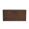 Bella Casa Hattie Sideboard Finish Rustic Black Ebony