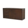Bella Casa Hattie Sideboard Finish Rustic Black Ebony