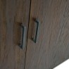 Bella Casa Hattie Sideboard Finish Rustic Black Ebony