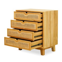 Bella Casa Bulana Chest of 4 Drawers Teak Oil