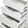 IKEA Alex Drawer Unit 5 Drawers White Ref 00473546