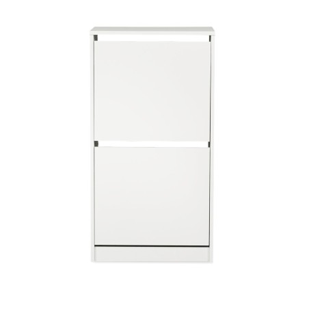 IKEA Bissa Shoe Cabinet With 2 Compartments White Ref 70530256