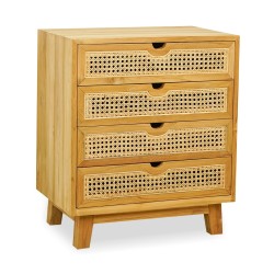 Bella Casa Bulana Chest of Drawer 4 Drawers Teak Oil