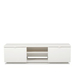 IKEA Byas TV Bench High-Gloss White Ref 80227797