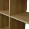 IKEA Kallax Bookshelf White Stained Oak Effect Ref 90324509