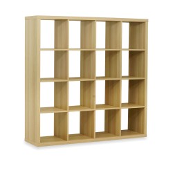 IKEA Kallax Bookshelf White Stained Oak Effect Ref 10324513