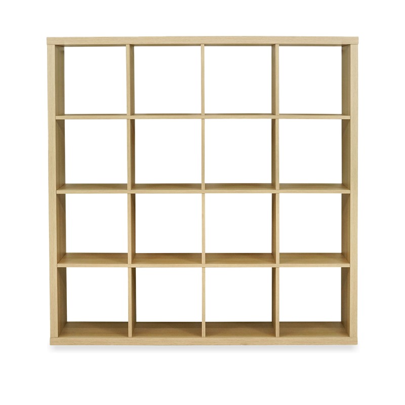 IKEA Kallax Bookshelf White Stained Oak Effect Ref 10324513