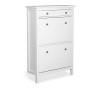 IKEA Hemnes Shoe Cabinet With 2 Compartments White Ref 20169559