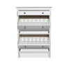 IKEA Hemnes Shoe Cabinet With 2 Compartments White Ref 20169559