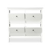 IKEA Hemnes Shoe Cabinet With 4 Compartments White Ref 60156121