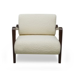 Bella Casa Flavio Accent Chair Fabric Phat Cream