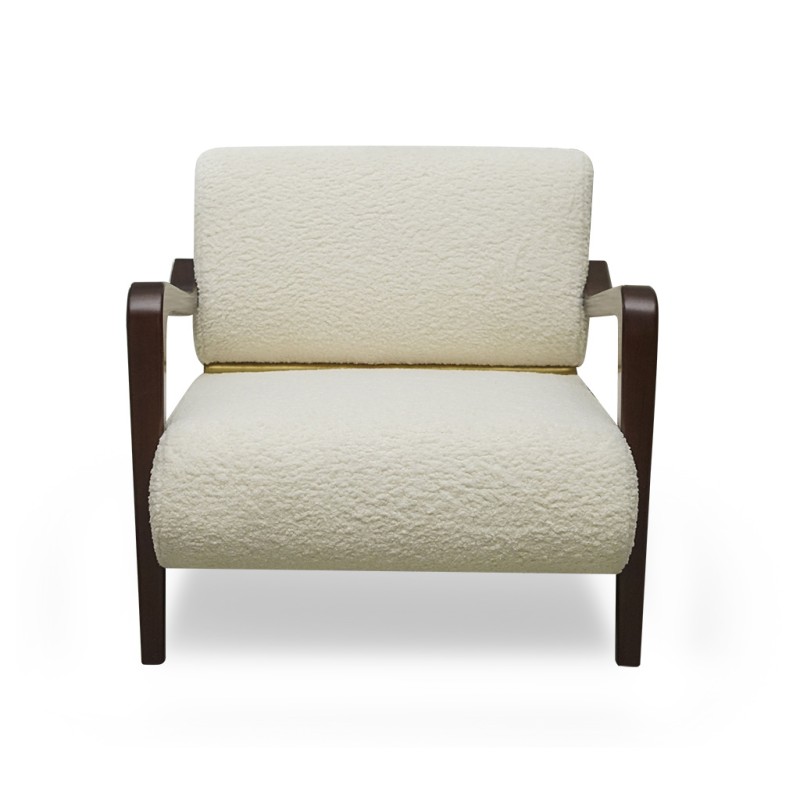 Bella Casa Flavio Accent Chair Fabric Phat Cream