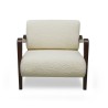 Bella Casa Flavio Accent Chair Fabric Phat Cream