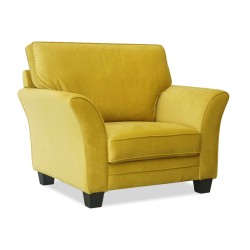 Bella Casa Hetty Sofa 3+2+1 Mustard Fabric