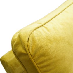 Bella Casa Hetty Sofa 3+2+1 Mustard Fabric