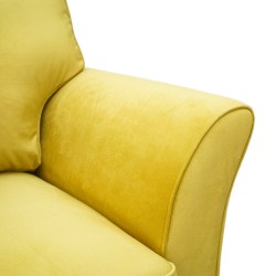 Bella Casa Hetty Sofa 3+2+1 Mustard Fabric