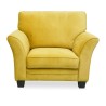 Bella Casa Hetty Sofa 3+2+1 Mustard Fabric