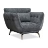 Bella Casa Cassia Sofa 3+2+1 D.Grey Fabric