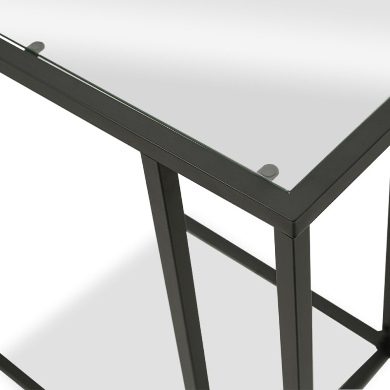 IKEA Vittsjo Laptop /Side Table Black Brown Ref 250249