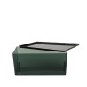 IKEA Kuggis Box With Lid Transparent Black Ref 70514039