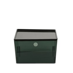 IKEA Kuggis Box With Lid Transparent Black Ref 70514039