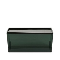 IKEA Kuggis Box With Lid Transparent Black Ref 70514039