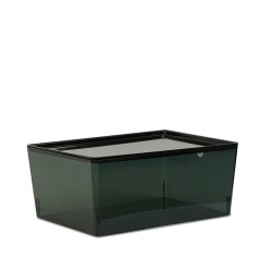 IKEA Kuggis Box With Lid Transparent Black Ref 70514039