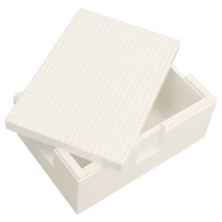 IKEA Bygglek Lego Box With Lid White Ref 50372187