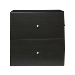 IKEA Kallax Insert With 2 Drawers Black-Brown Ref 90286649