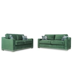 Cavendish Avenue Sofa 3+2 Green Fabrics