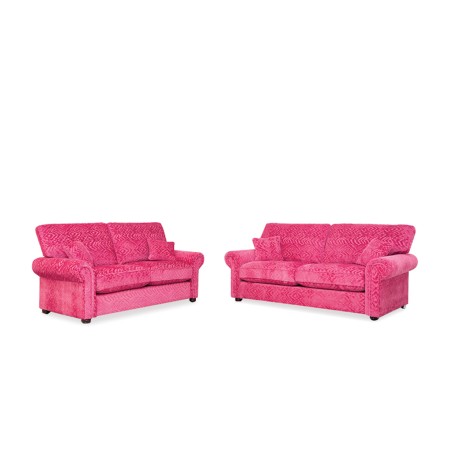 Cavendish Duresta Sofa 3+2 Pink Col Fabric (AFG)