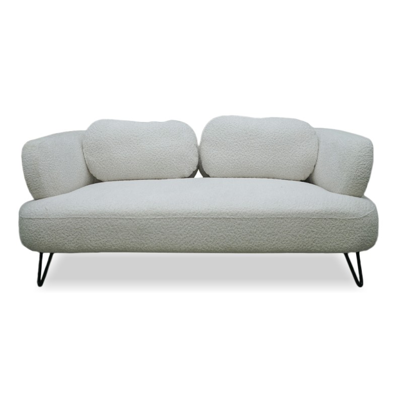 Bella Casa Luigi Sofa 3 Seater Aries Natural Fab