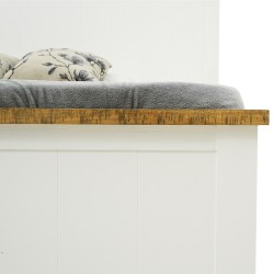 Cavendish Abbley Bed 180x200 cm In Pine White Brushing Acacia