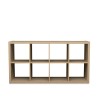 IKEA Kallax Bookshelf White Stained Oak Effect Ref 324518