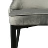 Bella Casa Castelo Dining Chair Light Grey Velvet