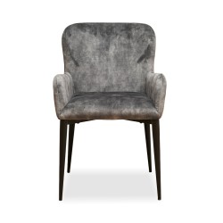 Cavendish Amarante Dining Chair Velvet Grey