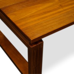 Bella Casa Craft Cocktail Table  Pine Garapa