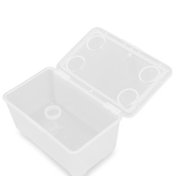 IKEA Glis Box With Lid 3 Pack Transparent Ref 40466148