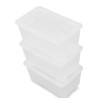 IKEA Glis Box With Lid 3 Pack Transparent Ref 40466148