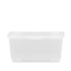 IKEA Glis Box With Lid 3 Pack Transparent Ref 40466148