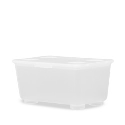 IKEA Glis Box With Lid 3 Pack Transparent Ref 40466148