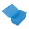 IKEA Glis Box With Lid 3 Pack Yellow/Blue Ref 90466155