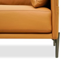 Bella Casa Maximo 1 Seater Sofa Brown Colour