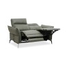 Leather Studio Trinity 2 Str Recliner Fabric Grey