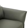 Trinity 2 Seater Recliner Grey Col Cow Leather PU